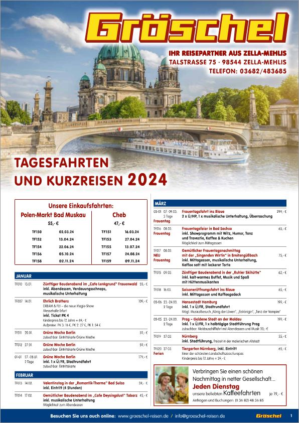 Katalog | Gröschel Reisen